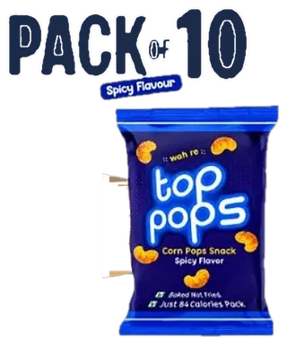ChaskaBox | Top Pops Spicy (Blue) โ Pack of 10