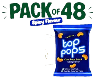 ChaskaBox | Top Pops Spicy (Blue) โ Pack of 48 Bundle
